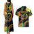 Halo Vanuatu Couples Matching Tank Maxi Dress and Hawaiian Shirt Beautiful Woman Dancing