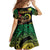 Halo Vanuatu Family Matching Long Sleeve Bodycon Dress and Hawaiian Shirt Beautiful Woman Dancing