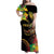 Halo Vanuatu Family Matching Off Shoulder Maxi Dress and Hawaiian Shirt Beautiful Woman Dancing