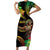 Halo Vanuatu Family Matching Short Sleeve Bodycon Dress and Hawaiian Shirt Beautiful Woman Dancing