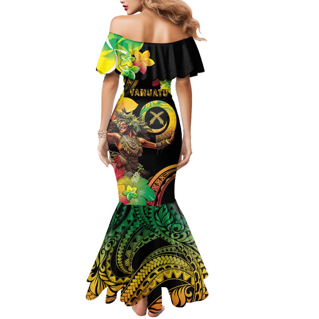 Halo Vanuatu Mermaid Dress Beautiful Woman Dancing LT05 - Polynesian Pride