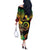 Halo Vanuatu Off The Shoulder Long Sleeve Dress Beautiful Woman Dancing