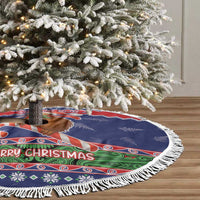 New Zealand Christmas Tree Skirt Kiwi-sh You A Merry Christmas LT05 - Polynesian Pride