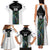 Custom New Zealand Fern Rugby Family Matching Tank Maxi Dress and Hawaiian Shirt World Cup 2023 Paua Shell Maori Pattern LT05 - Polynesian Pride