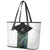 New Zealand Fern Rugby Leather Tote Bag World Cup 2023 Paua Shell Maori Pattern LT05 - Polynesian Pride