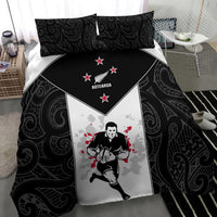New Zealand Player Rugby Bedding Set World Cup 2023 Maori Pattern LT05 - Polynesian Pride