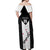 Custom New Zealand Player Rugby Off Shoulder Maxi Dress World Cup 2023 Maori Pattern LT05 - Polynesian Pride