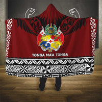 Tonga Constitution Day Hooded Blanket Tongan Kupesi Ngatu Pattern LT05 - Polynesian Pride