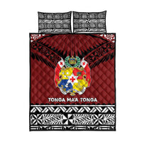 Tonga Constitution Day Quilt Bed Set Tongan Kupesi Ngatu Pattern LT05 - Polynesian Pride