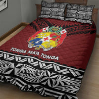 Tonga Constitution Day Quilt Bed Set Tongan Kupesi Ngatu Pattern LT05 - Polynesian Pride