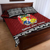 Tonga Constitution Day Quilt Bed Set Tongan Kupesi Ngatu Pattern LT05 - Polynesian Pride