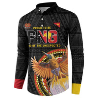 Papua New Guinea Tok Pisin Wik Button Sweatshirt Land Of The Unexpected LT05 - Polynesian Pride