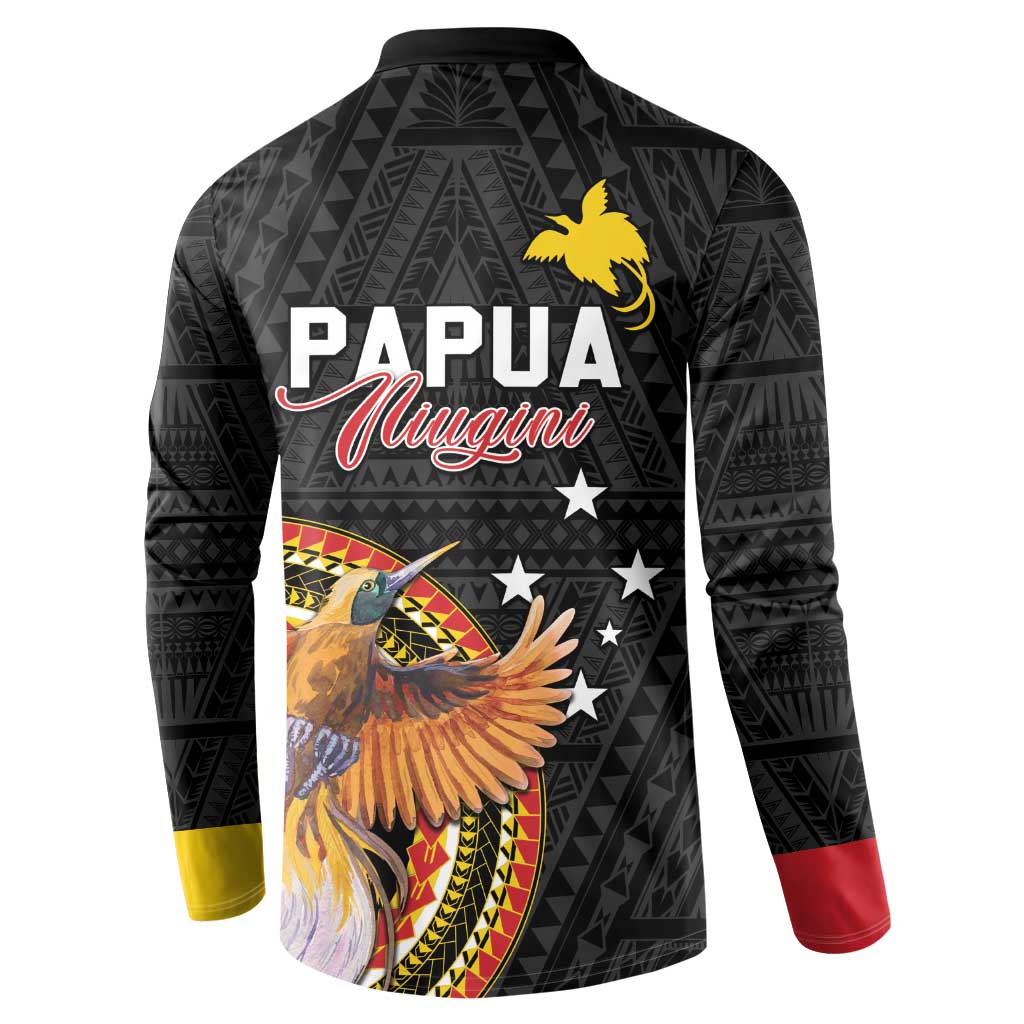 Papua New Guinea Tok Pisin Wik Button Sweatshirt Land Of The Unexpected LT05 - Polynesian Pride