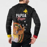 Papua New Guinea Tok Pisin Wik Button Sweatshirt Land Of The Unexpected LT05 - Polynesian Pride