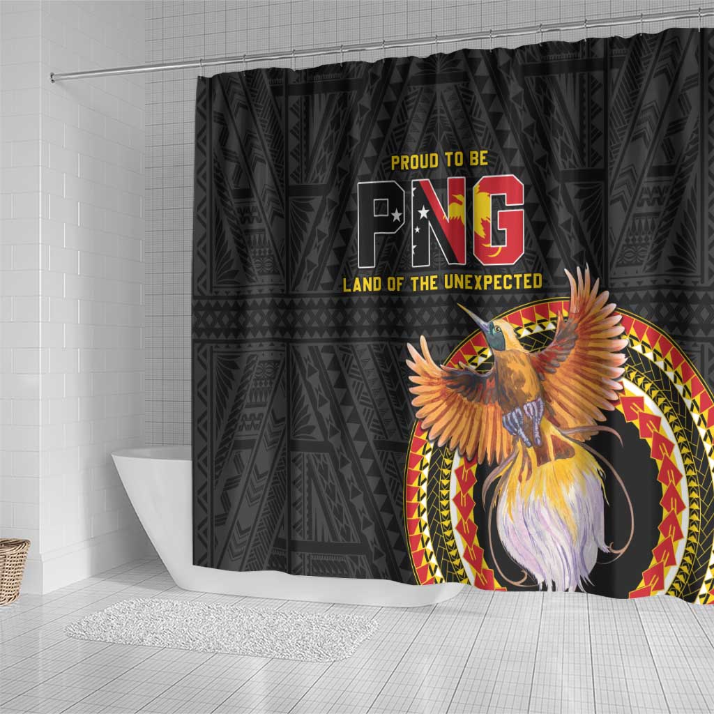 Papua New Guinea Tok Pisin Wik Shower Curtain Land Of The Unexpected LT05 - Polynesian Pride