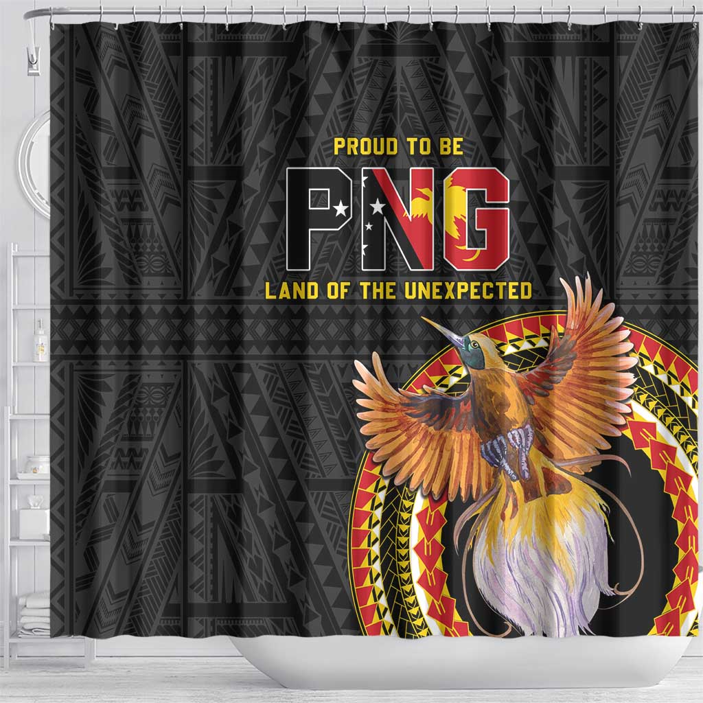 Papua New Guinea Tok Pisin Wik Shower Curtain Land Of The Unexpected LT05 - Polynesian Pride