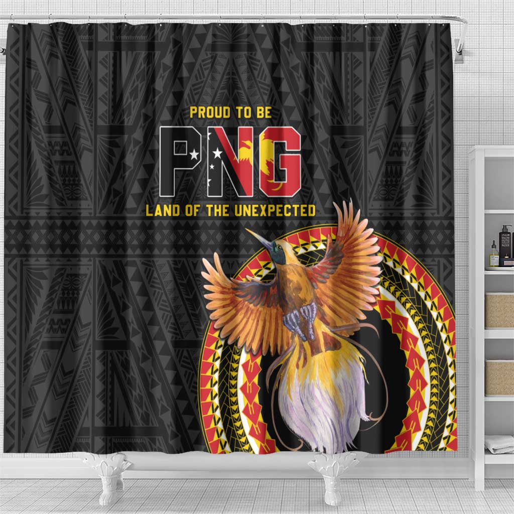 Papua New Guinea Tok Pisin Wik Shower Curtain Land Of The Unexpected LT05 - Polynesian Pride