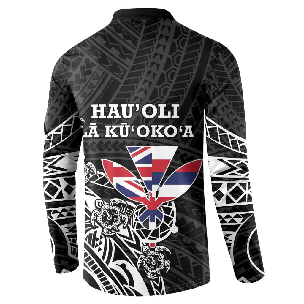 Hawaii November 28th Is My Independence Day Button Sweatshirt LT05 - Polynesian Pride