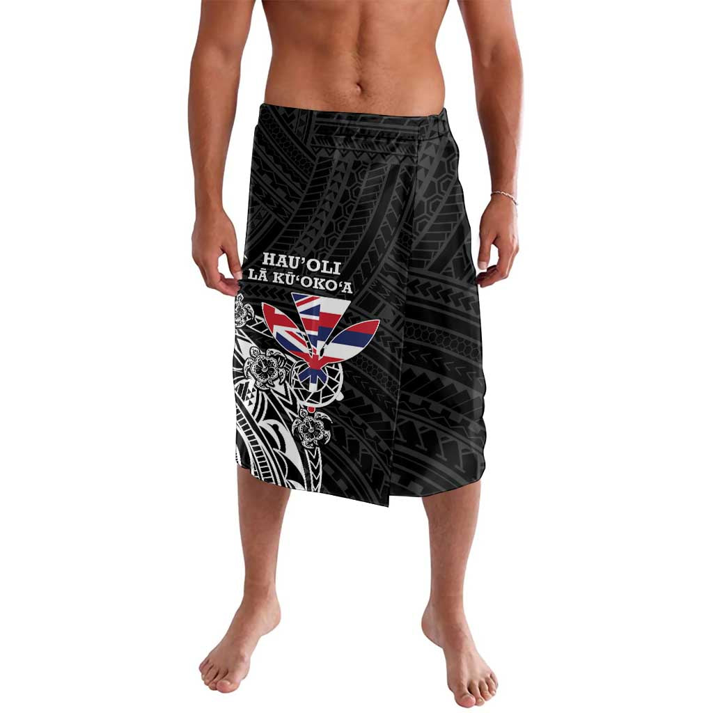 Hawaii November 28th Is My Independence Day Lavalava LT05 Black - Polynesian Pride