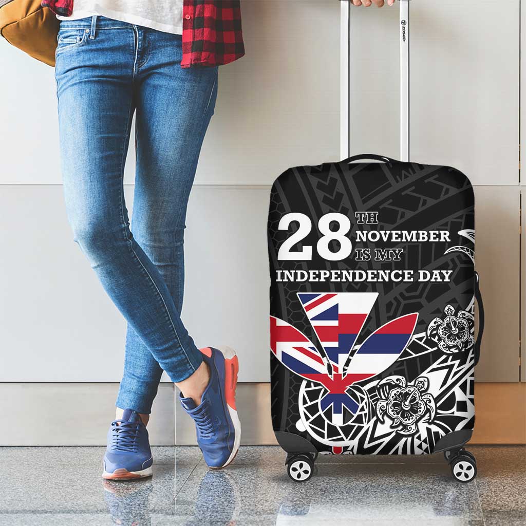 Hawaii November 28th Is My Independence Day Luggage Cover LT05 - Polynesian Pride