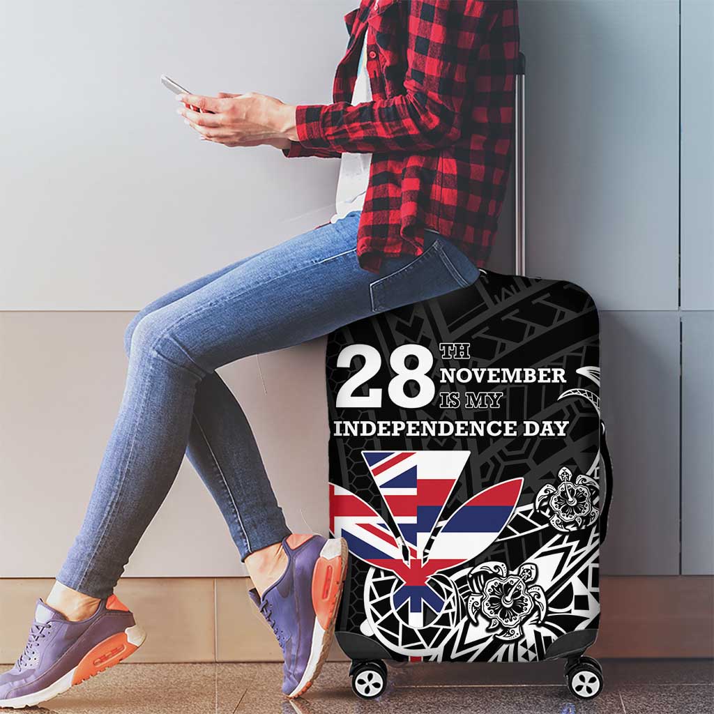 Hawaii November 28th Is My Independence Day Luggage Cover LT05 - Polynesian Pride