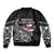 Hawaii November 28th Is My Independence Day Sleeve Zip Bomber Jacket