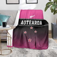 New Zealand Women Cricket Blanket Pink Simple Style LT05 - Polynesian Pride