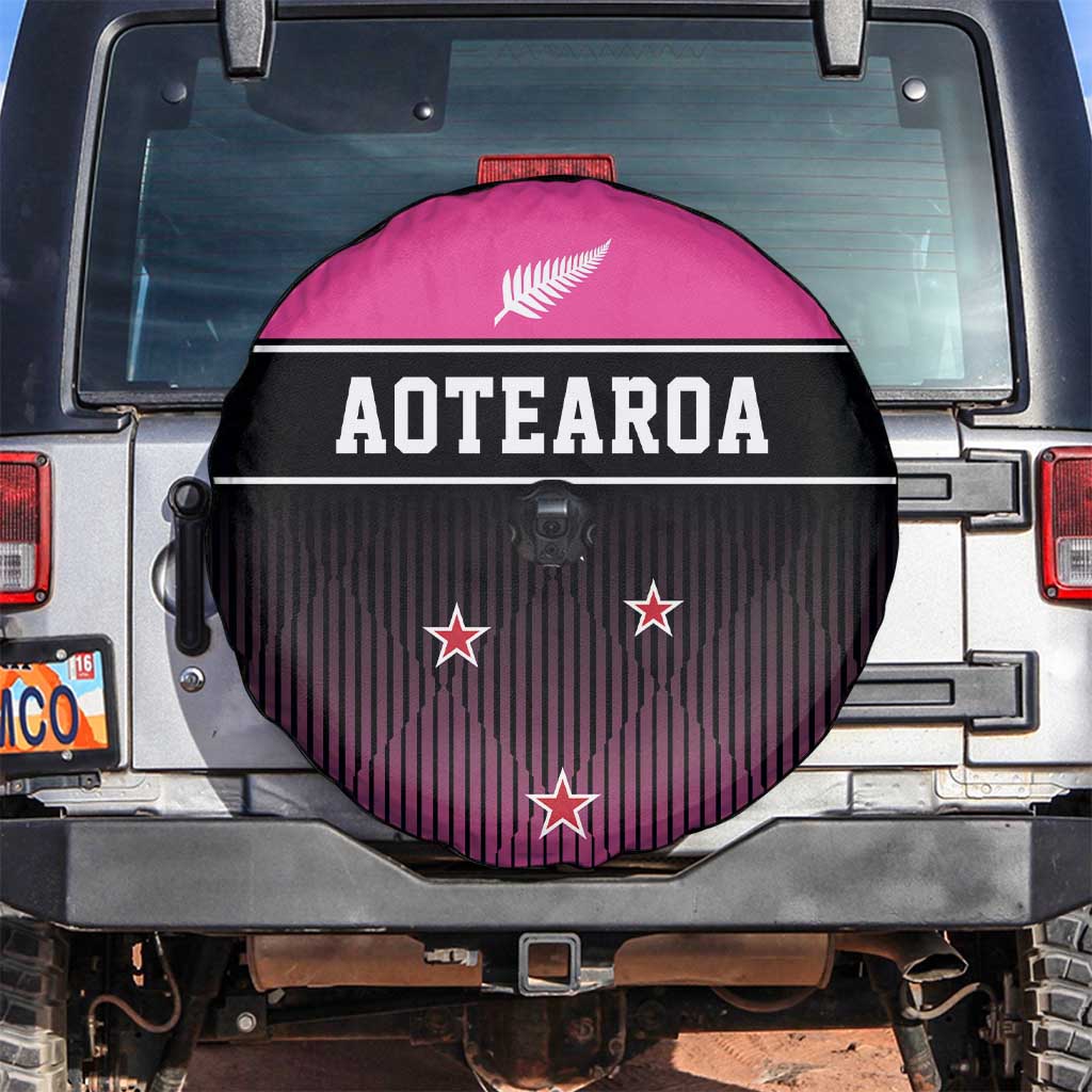 New Zealand Women Cricket Spare Tire Cover Pink Simple Style