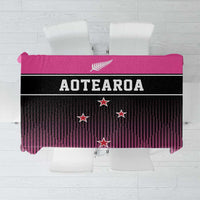 New Zealand Women Cricket Tablecloth Pink Simple Style LT05 Pink - Polynesian Pride