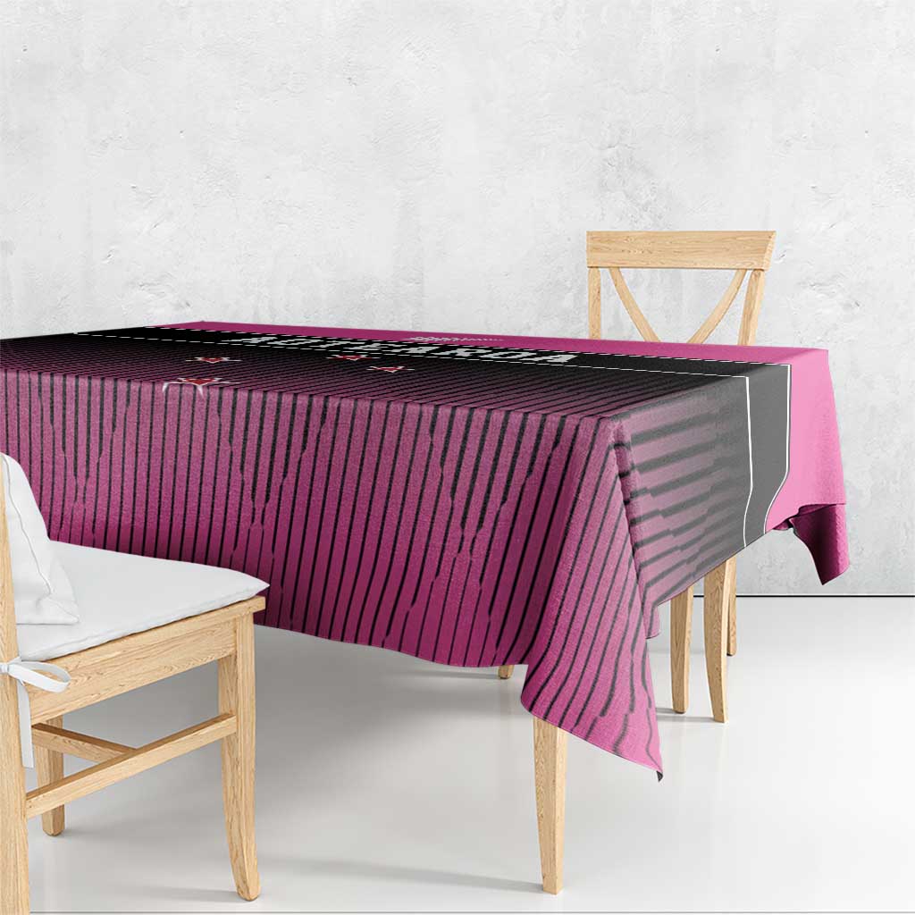 New Zealand Women Cricket Tablecloth Pink Simple Style LT05 - Polynesian Pride