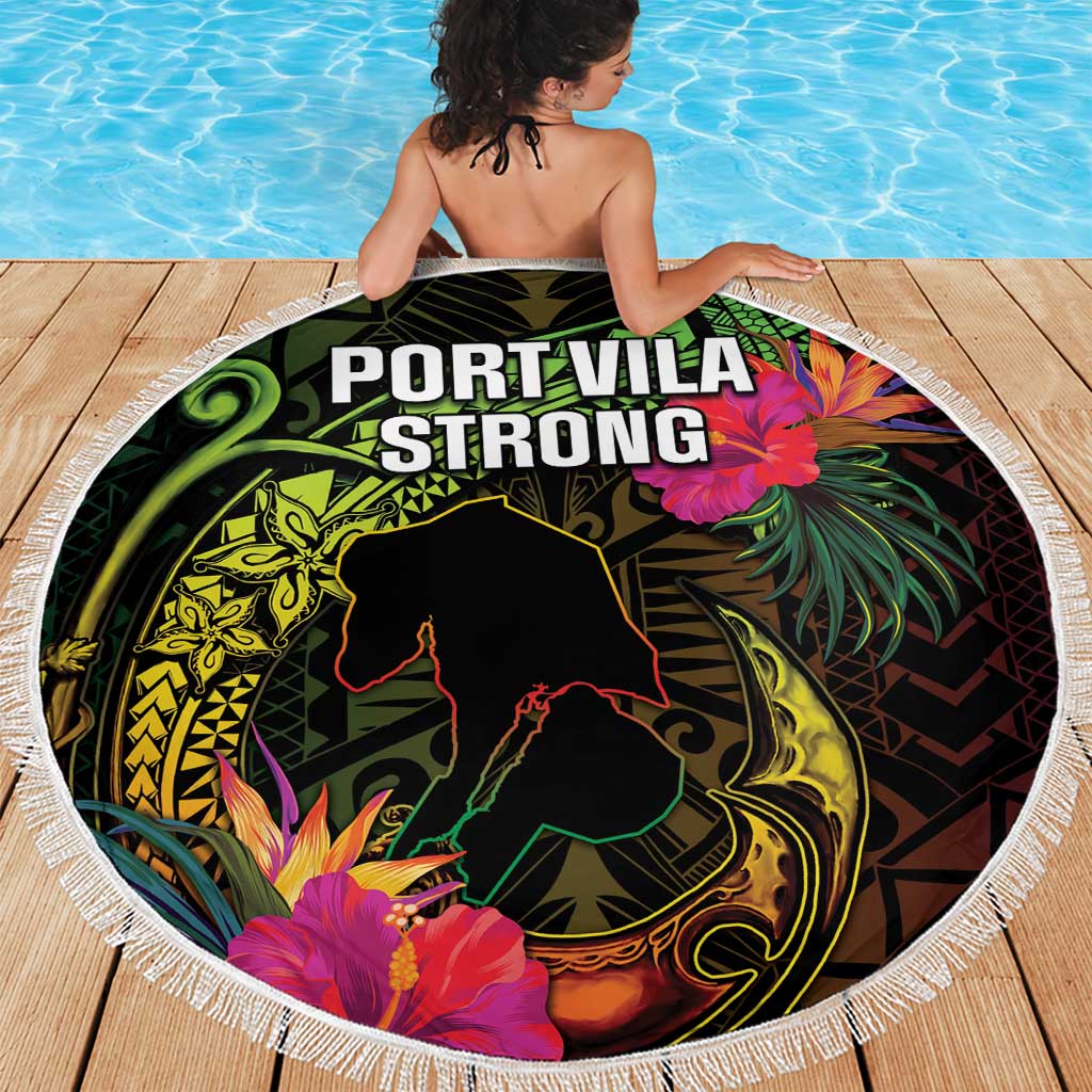 Vanuatu Beach Blanket Be Strong Pray For Port Vila LT05 - Polynesian Pride