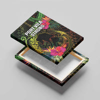 Vanuatu Canvas Wall Art Be Strong Pray For Port Vila LT05 - Polynesian Pride