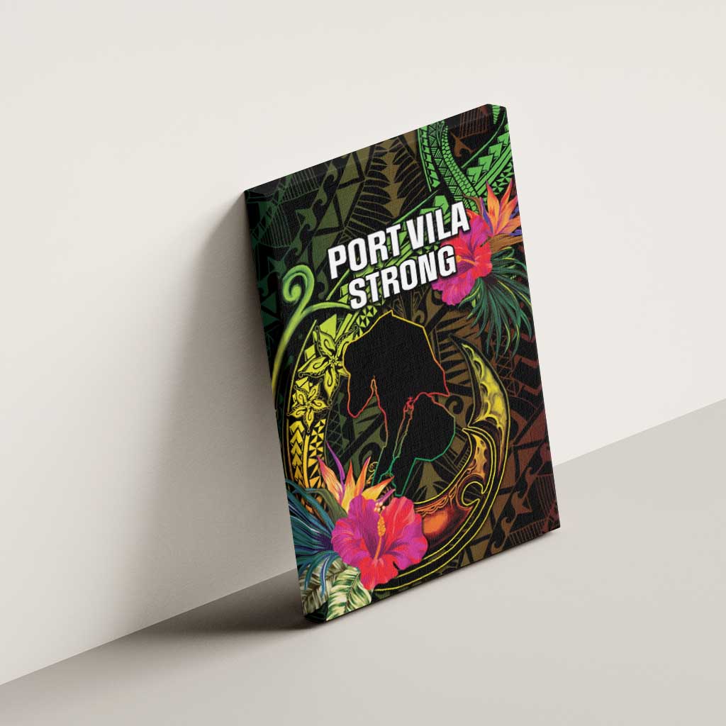Vanuatu Canvas Wall Art Be Strong Pray For Port Vila LT05 - Polynesian Pride