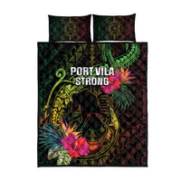 Vanuatu Quilt Bed Set Be Strong Pray For Port Vila LT05 - Polynesian Pride