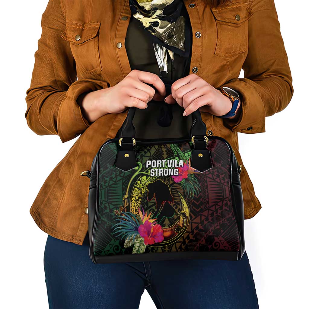 Vanuatu Shoulder Handbag Be Strong Pray For Port Vila LT05 - Polynesian Pride