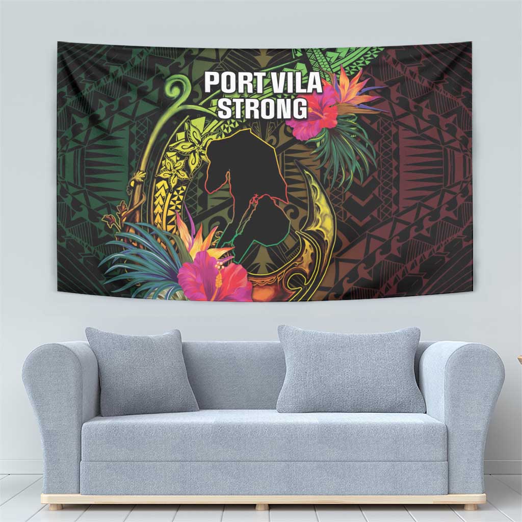 Vanuatu Tapestry Be Strong Pray For Port Vila LT05 - Polynesian Pride