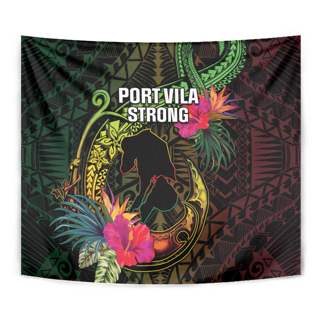 Vanuatu Tapestry Be Strong Pray For Port Vila LT05 - Polynesian Pride