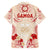 Siva Samoa Family Matching Short Sleeve Bodycon Dress and Hawaiian Shirt Samoan Taupou With Polynesian Pattern LT05 - Polynesian Pride