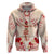 Siva Samoa Hoodie Samoan Taupou With Polynesian Pattern LT05 Pullover Hoodie Beige - Polynesian Pride