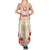 Siva Samoa Summer Maxi Dress Samoan Taupou With Polynesian Pattern LT05 - Polynesian Pride