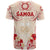 Siva Samoa T Shirt Samoan Taupou With Polynesian Pattern LT05 - Polynesian Pride