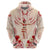 Siva Samoa Zip Hoodie Samoan Taupou With Polynesian Pattern LT05 - Polynesian Pride