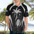 Custom Fiji Rugby Hawaiian Shirt Fijian Warrior Black