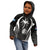 Custom Fiji Rugby Kid Hoodie Fijian Warrior Black