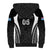 Custom Fiji Rugby Sherpa Hoodie Fijian Warrior Black