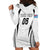 Custom Fiji Rugby Hoodie Dress Fijian Warrior White