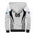 Custom Fiji Rugby Sherpa Hoodie Fijian Warrior White