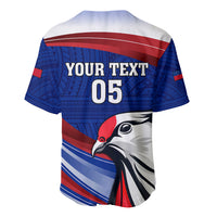Custom Samoa Rugby Baseball Jersey Manuma Ptilinopus Perousii LT05 - Polynesian Pride