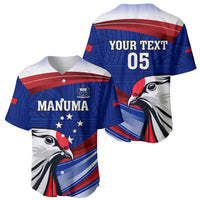 Custom Samoa Rugby Baseball Jersey Manuma Ptilinopus Perousii LT05 - Polynesian Pride