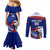 Custom Samoa Rugby Couples Matching Mermaid Dress and Long Sleeve Button Shirt Manuma Ptilinopus Perousii